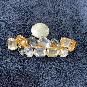 Vintage hair Barrett with faux crystals